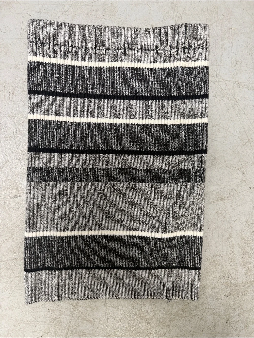 Striped Knit Skirt BRAND NEW - T byAlexander Wang - Size Small in Gray and Black